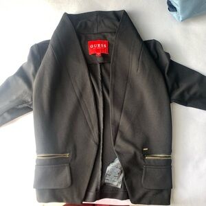 GUESS Black Blazer w/ Gold Detailing